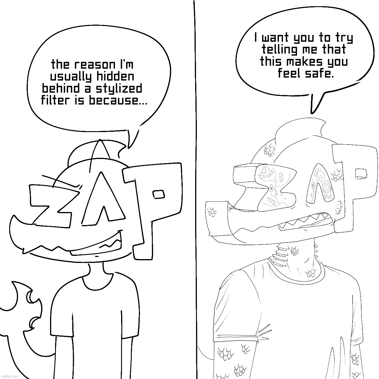 The creature | made w/ Imgflip meme maker