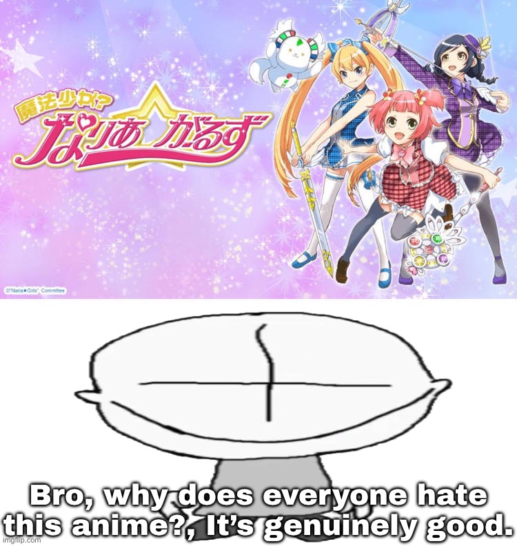 Grunt (Madness combat) love the naria girls (stay mad naria girls haters) | Bro, why does everyone hate this anime?, It’s genuinely good. | image tagged in ruin this fill in meme 346 | made w/ Imgflip meme maker