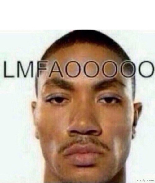 D Rose LMFAOOOOO Straight Face | image tagged in d rose lmfaooooo straight face | made w/ Imgflip meme maker