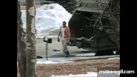 Garbage man Blank Meme Template