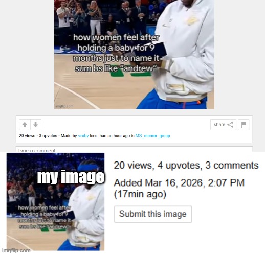 proof that vroby stole my meme | my image | made w/ Imgflip meme maker