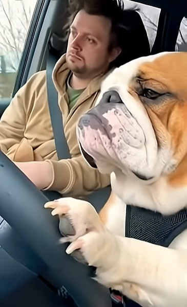 Driving Dog Blank Meme Template