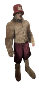 Tony Tony Chopper's Muscle Point Blank Meme Template