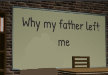 Why my father left me Blank Meme Template