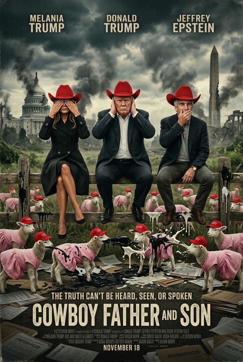 COWBOY FATHER AND SON Blank Meme Template