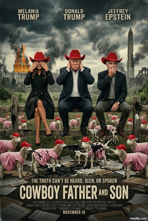 COWBOY FATHER AND SON | image tagged in cowboy father and son,cowboy wisdom,sarcasm cowboy,sam elliott cowboy,cowboys,cowboy | made w/ Imgflip meme maker