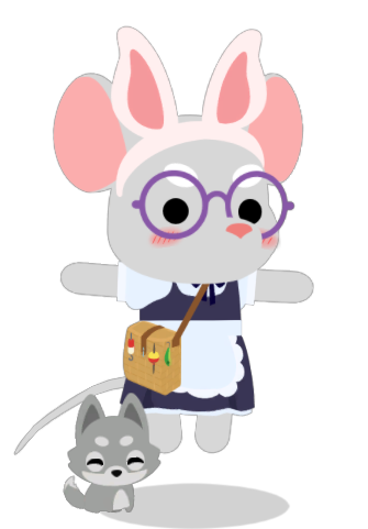 Alice Mousehead Blank Meme Template