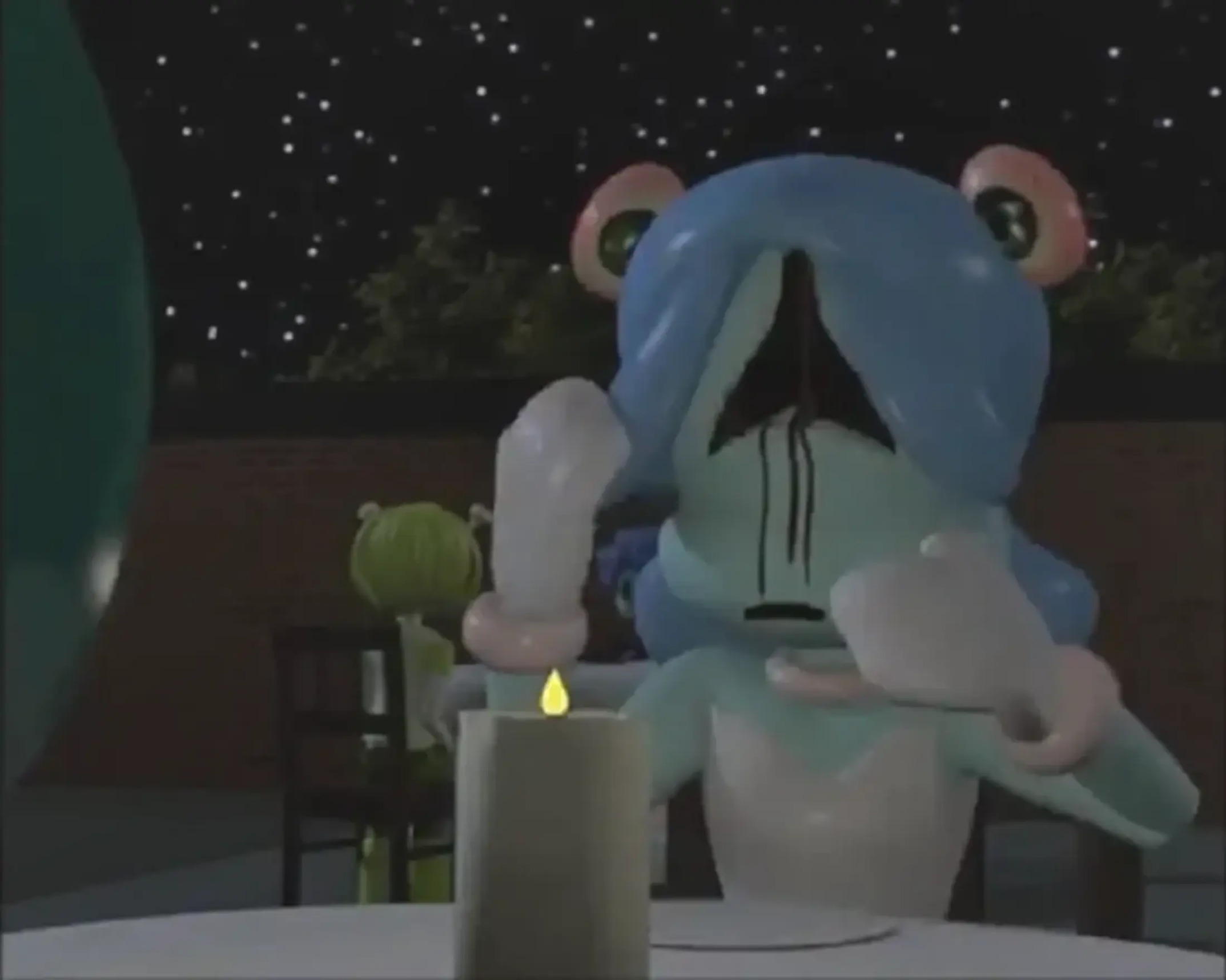 Celeste's true face Blank Meme Template