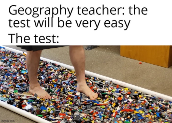 Would you walk on Lego for 1 million | image tagged in memes,legos,lol | made w/ Imgflip meme maker