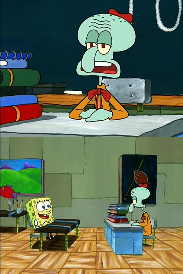 SpongeBob I Have No Talent Blank Meme Template