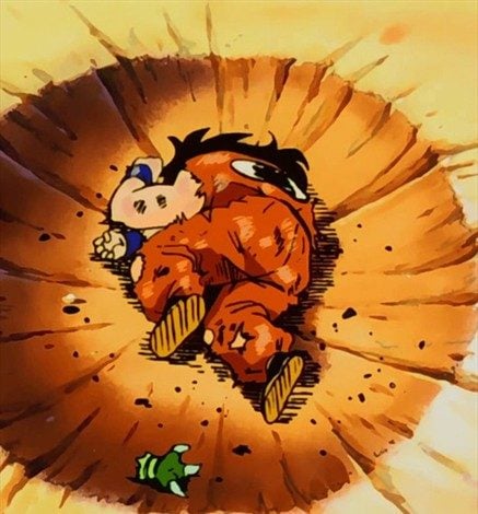 Yamcha pose Blank Meme Template