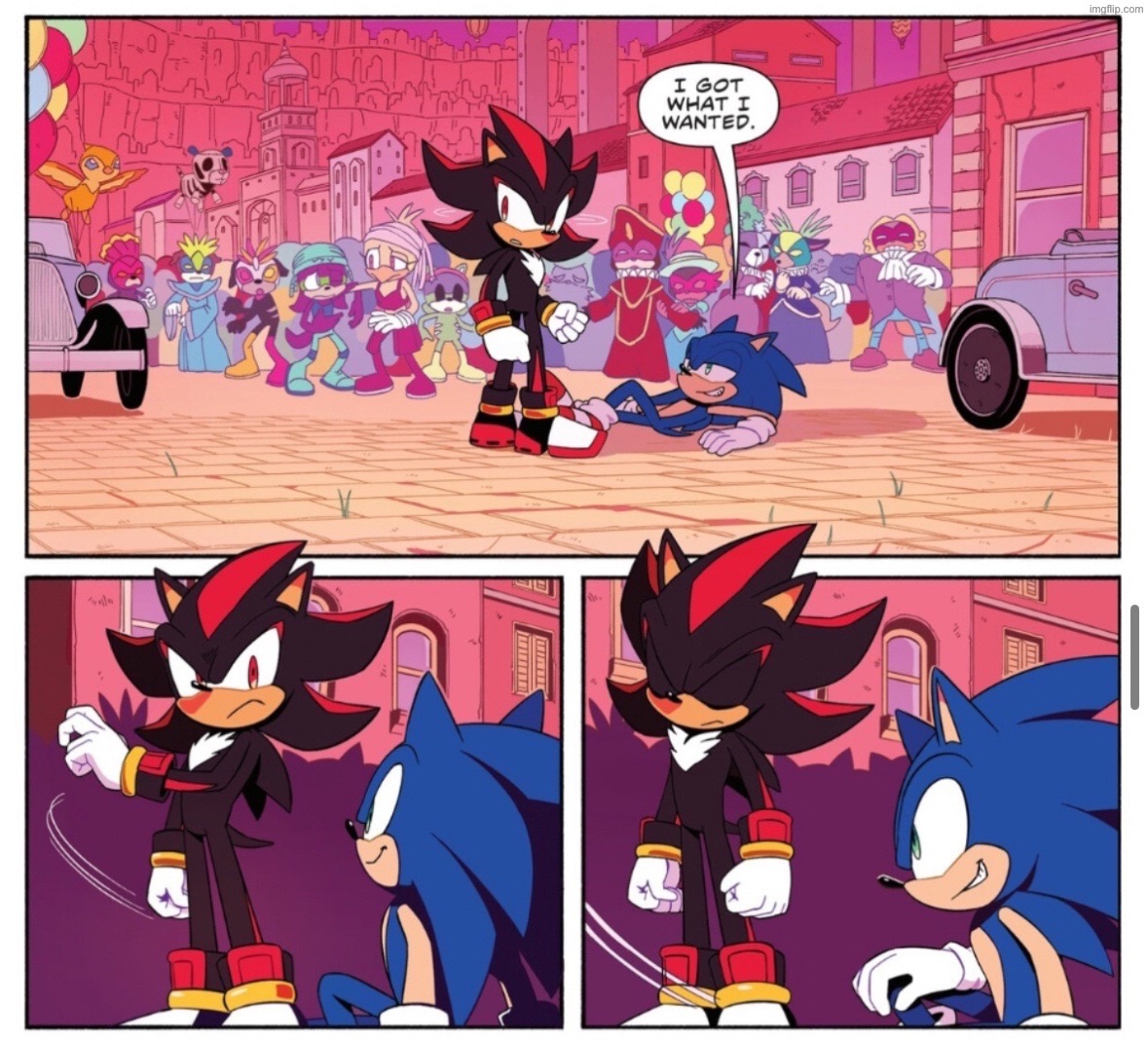 Sonic why are you looking at him like that | made w/ Imgflip meme maker