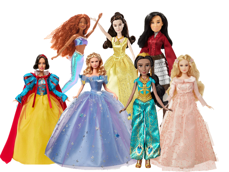 Live Action Disney Princess Dolls Group 1 Blank Meme Template
