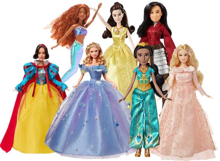 Live Action Disney Princess Dolls Group Blank Meme Template