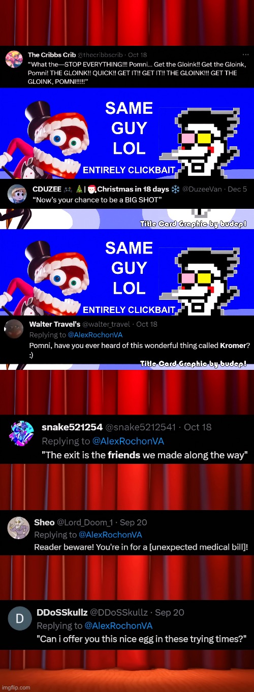 Oh My Censor Bar! Is that an Undertale Reference! - Caine | made w/ Imgflip meme maker