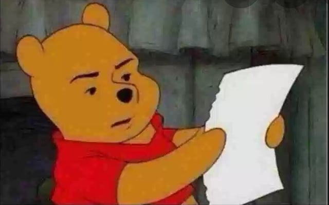 Pooh Reading Upset Blank Meme Template