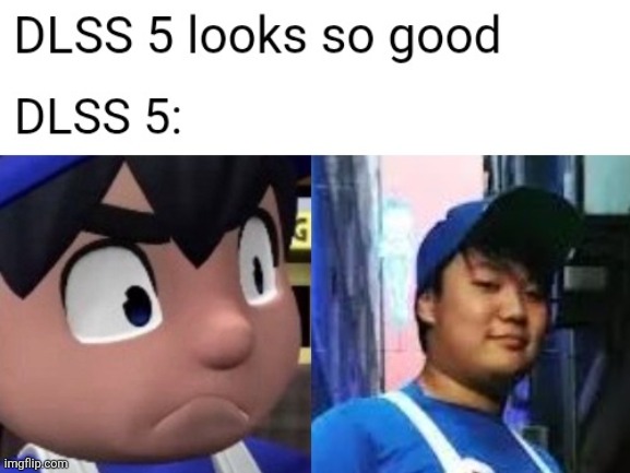 SMG4 on DLSS 5 be like | image tagged in smg4,hobo bros,glitch productions,glitch | made w/ Imgflip meme maker