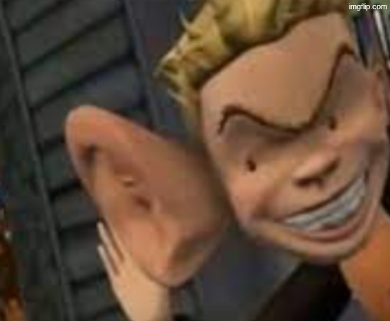 when u find a gem ship u never ever thought of but its lowkey peak when u think about it | image tagged in big ears | made w/ Imgflip meme maker