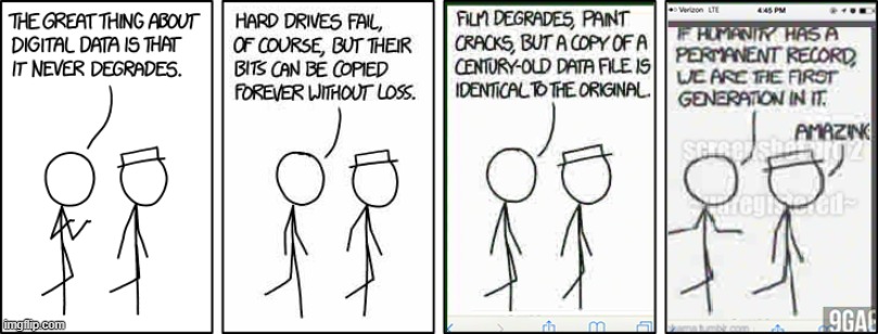 "â€œIf you can read this, congratulationsâ€”the archive youâ€™re using still knows about the mouseover textâ€!" | image tagged in digital,data,digital data,degrade,degrading,wait what | made w/ Imgflip meme maker