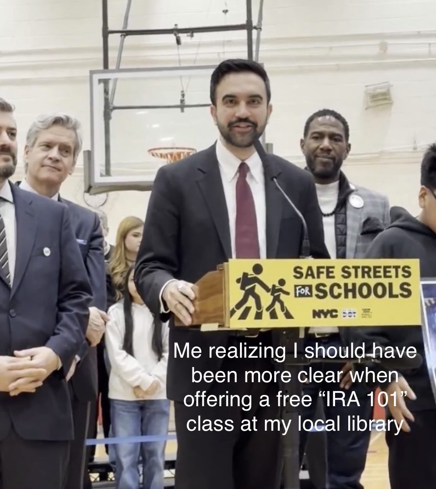 IRA mixup Blank Meme Template