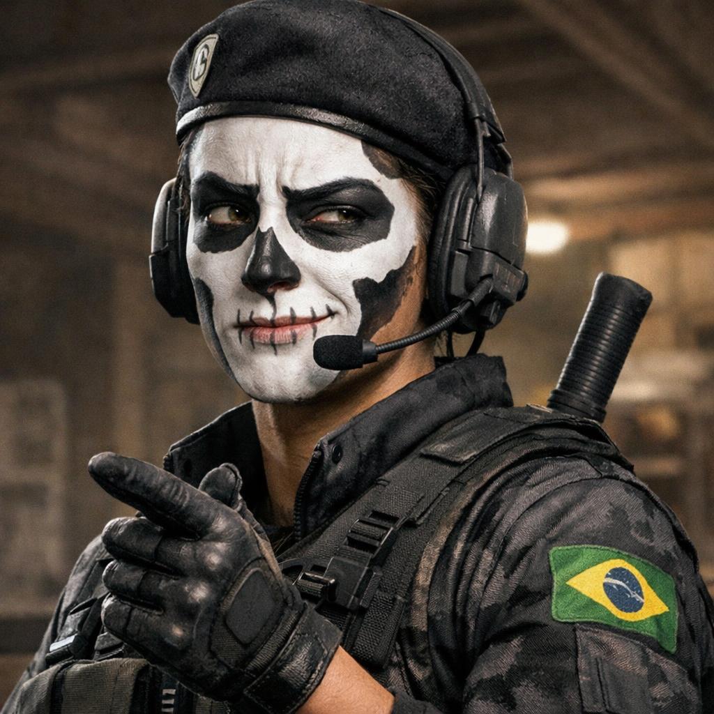 put caveira from R6 with omniman expression from the meme are yo Blank Meme Template