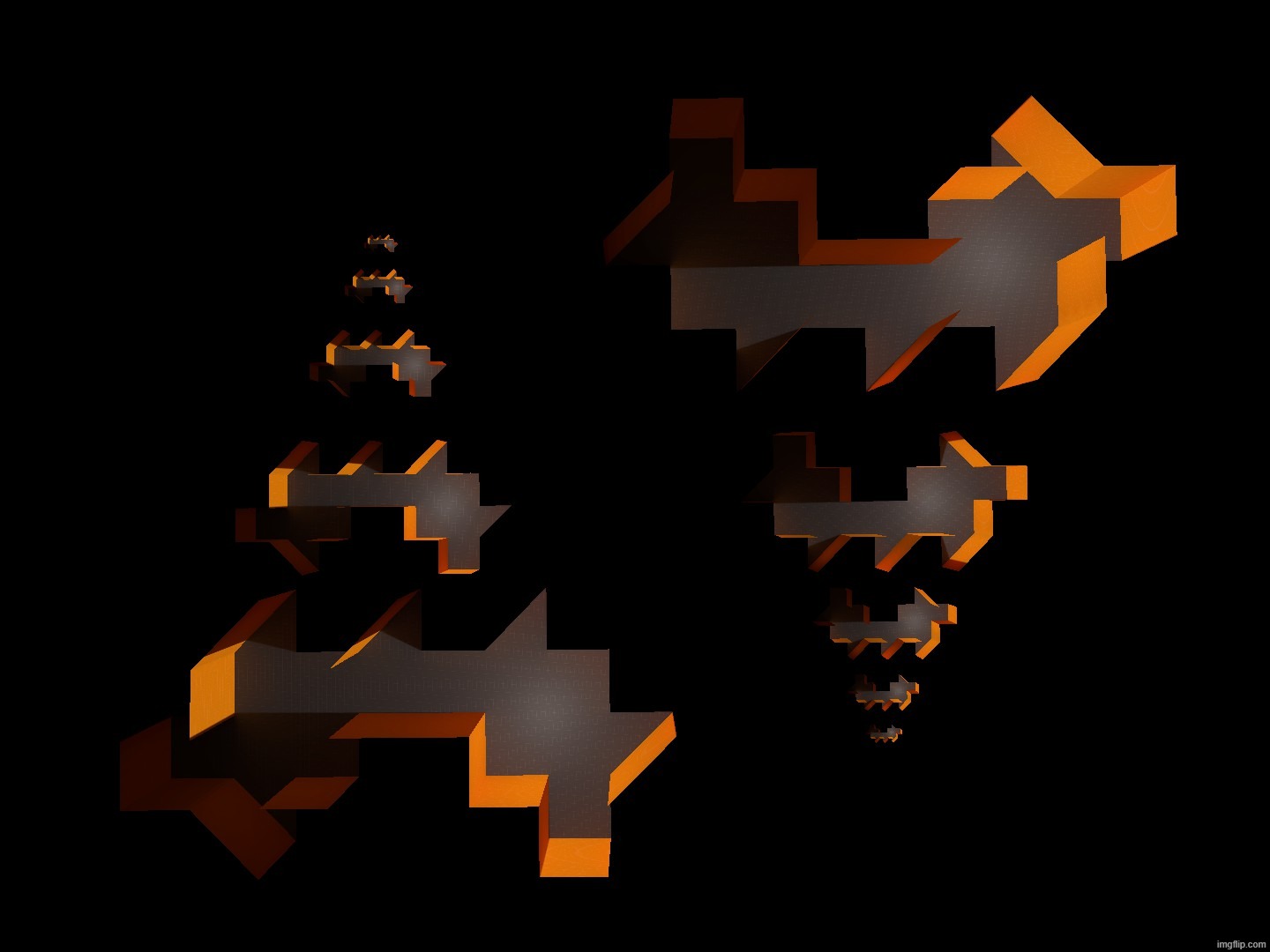 Tokarsky rooms at various sizes | made w/ Imgflip meme maker