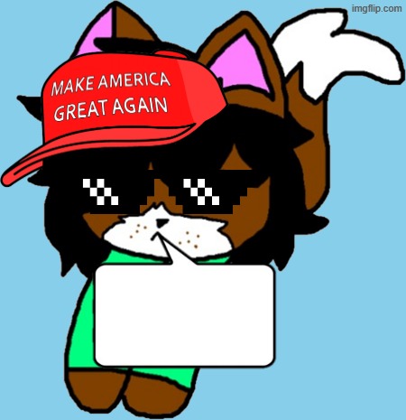 Make America Great Again Shoulder Victoria | image tagged in make america great again shoulder victoria,memes,shoulder victoria,victoria,cat | made w/ Imgflip meme maker