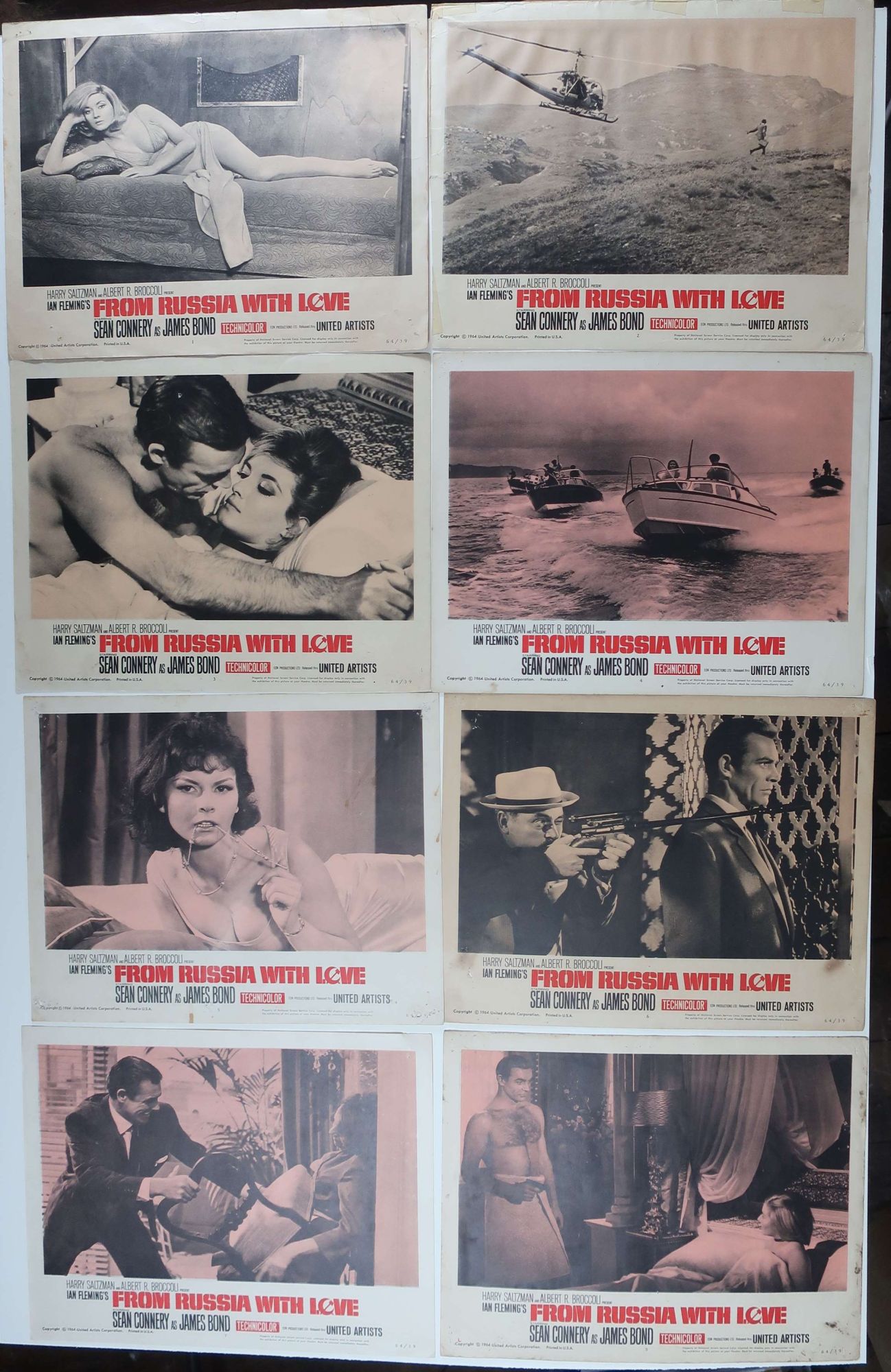 From Russia With Love (lobby card set) Blank Meme Template