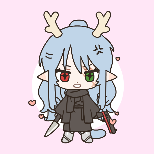 demihuman dragnoc (deer/elf) Blank Meme Template