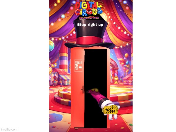 Step right up and witness the new Tadc rewritten show coming soon | image tagged in caine,tadc,the amazing digital circus,coming soon,memes,comments | made w/ Imgflip meme maker