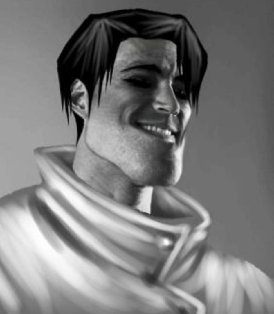 Gigachad Yuta Okkotsu ( Without Stitches ) Blank Meme Template