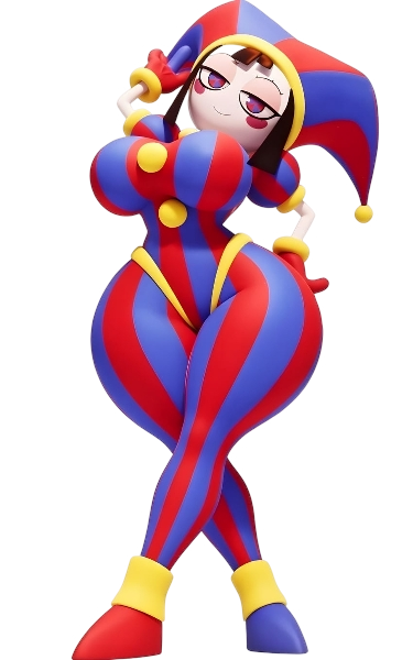 Sexy Pomni Blank Meme Template