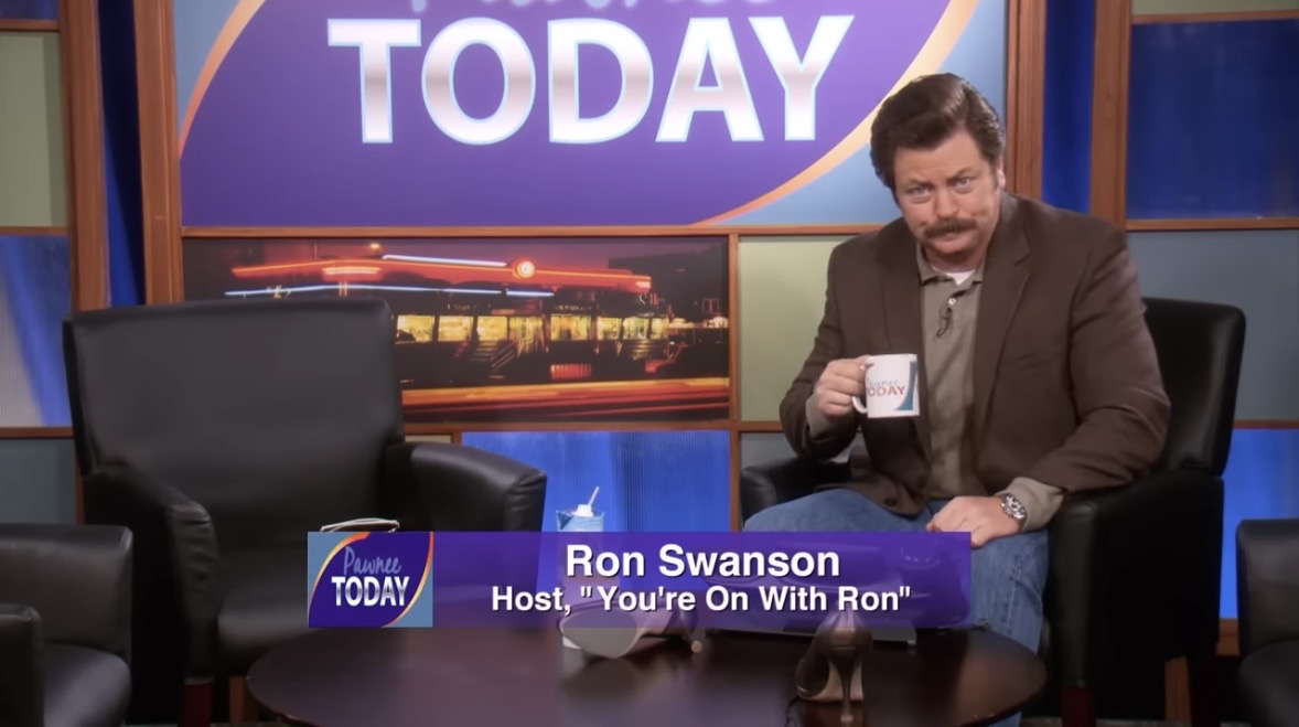 You’re On With Ron Blank Meme Template