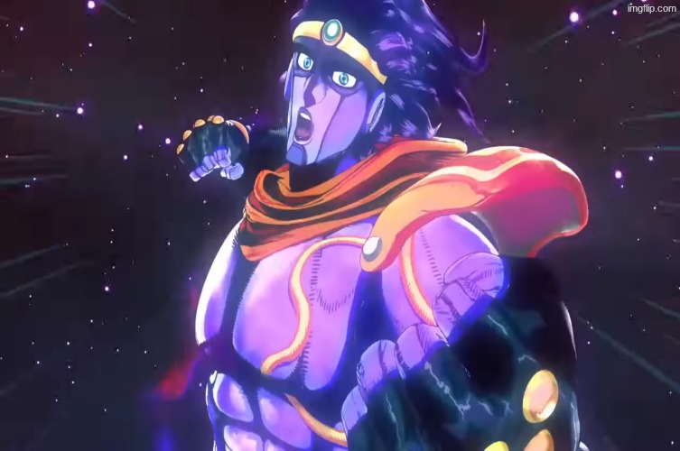 JoJo's Bizarre Adventure Star Platinum punch | image tagged in jojo's bizarre adventure star platinum punch | made w/ Imgflip meme maker