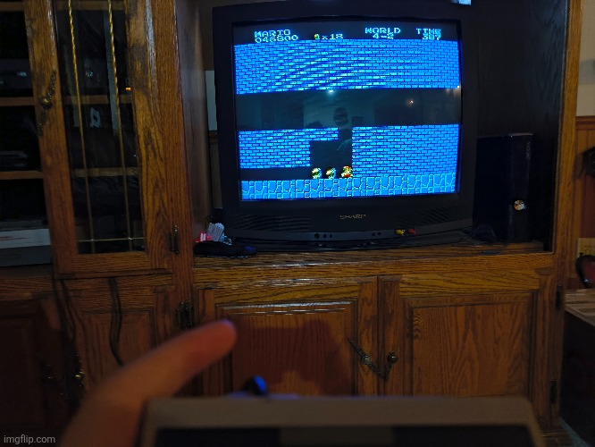 I'm playing Mario and you're not! | made w/ Imgflip meme maker