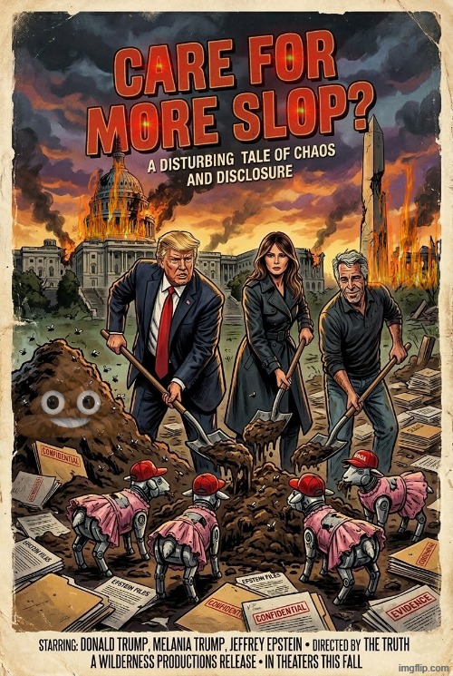 AI SLOP | image tagged in ai slop,donald trump,melania trump,jeffrey epstein,bullshit,shitpost | made w/ Imgflip meme maker