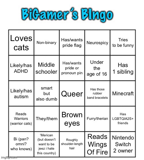 new version js dropped | image tagged in bigamer s bingo v2 | made w/ Imgflip meme maker