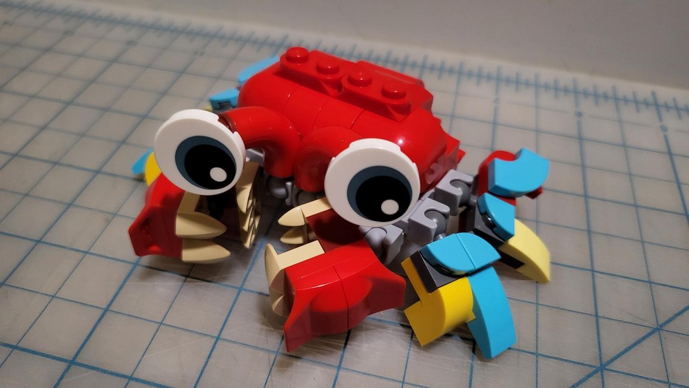Lego Chibi Red Crab 31145 by Cloudquake Blank Meme Template