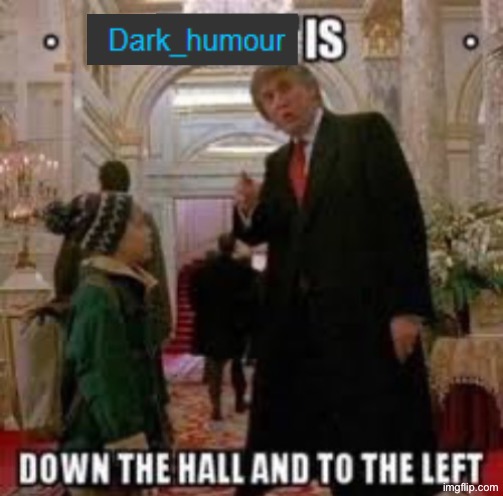 DARK HUMOR is down the hall and to the left | image tagged in dark humor is down the hall and to the left | made w/ Imgflip meme maker