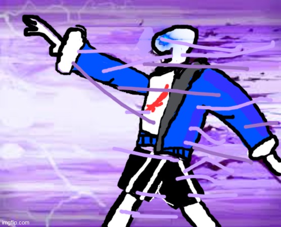 sans in that one Minecraft animation where he explodes into blocks | image tagged in underale | made w/ Imgflip meme maker