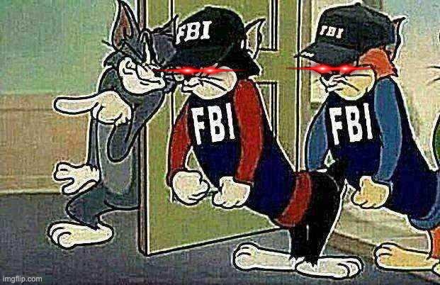 image tagged in tom and jerry hired goons fbi | made w/ Imgflip meme maker