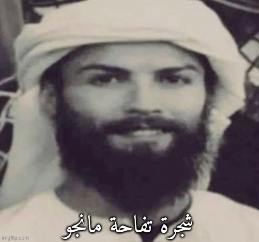 Muslimano Ronaldo | شجرة تفاحة مانجو | image tagged in muslimano ronaldo | made w/ Imgflip meme maker