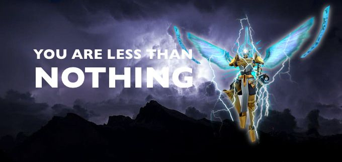 you are less than nothing Blank Meme Template