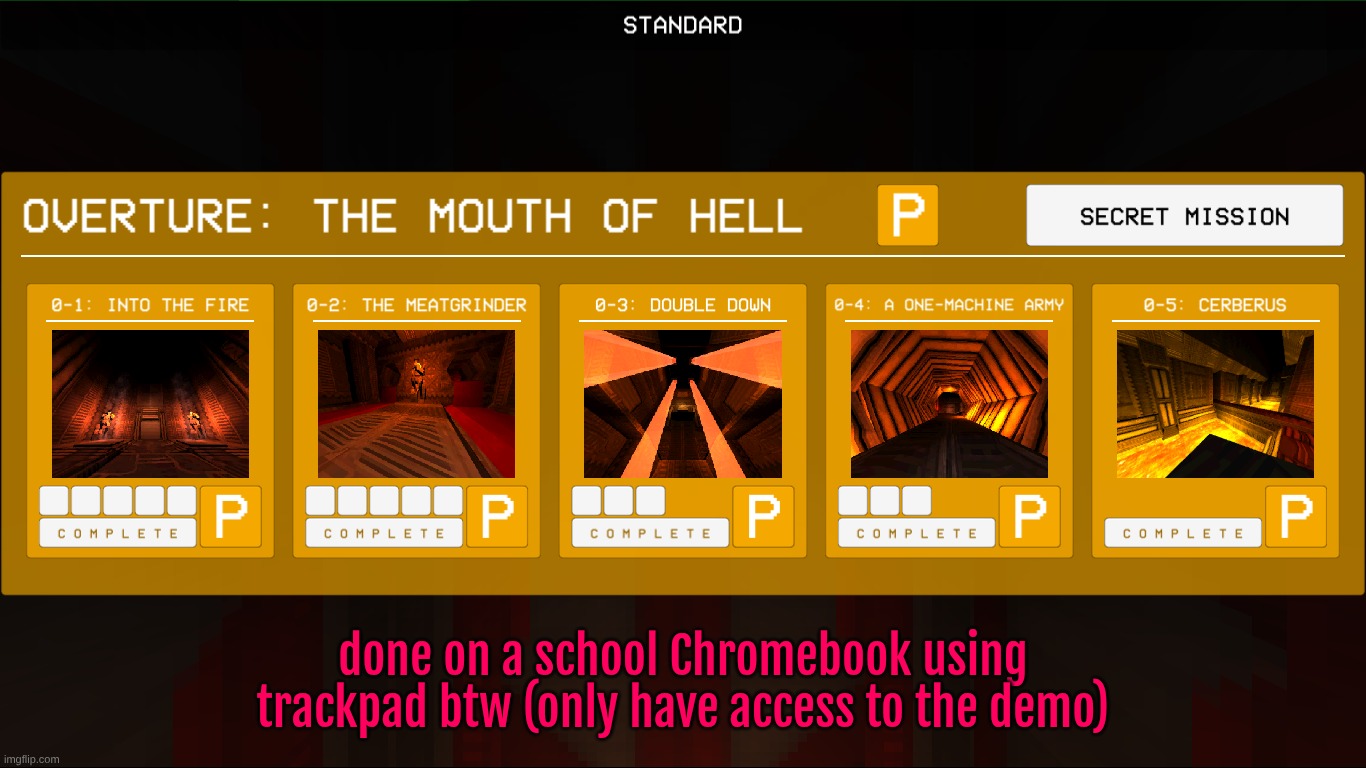 done on a school Chromebook using trackpad btw (only have access to the demo) | made w/ Imgflip meme maker