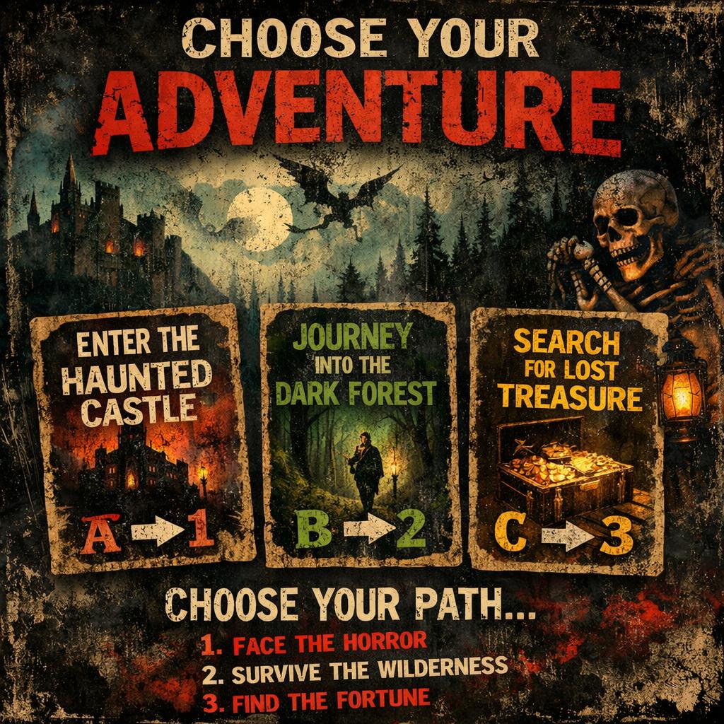 Choose Your Own Adventure General Blank Meme Template