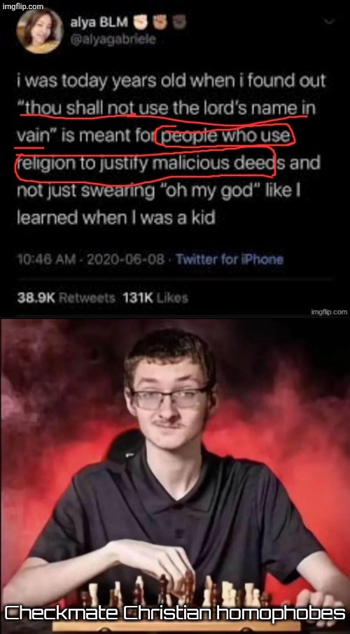 @shinobii | image tagged in use then when a politics user uses christianity as an excuse | made w/ Imgflip meme maker
