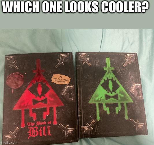 Got the glow-in-the-dark edition from gramps. | WHICH ONE LOOKS COOLER? | made w/ Imgflip meme maker