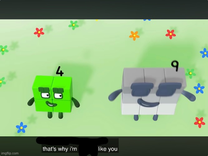 thats y im square like u Blank Meme Template