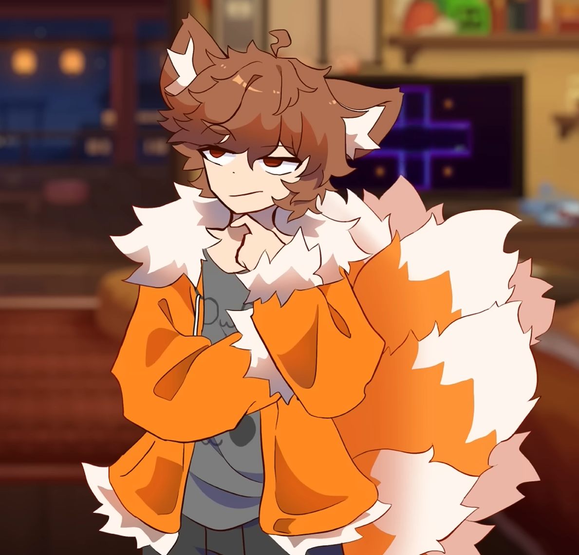 GD Colon Thinking Blank Meme Template