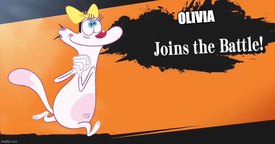 made another version | OLIVIA | image tagged in smash bros | made w/ Imgflip meme maker